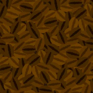 Coffee Beans Seamless Pattern イラスト素材
