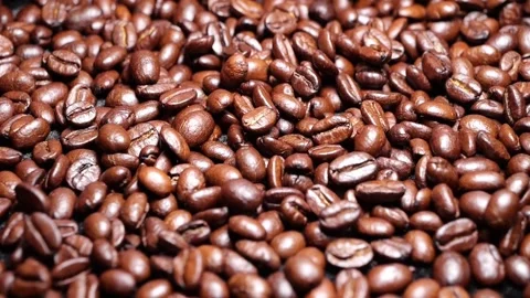 Coffee beans slow motion falling 库存影片 278998395