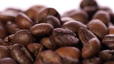 Coffee beans slow motion Stock Footage 72226750