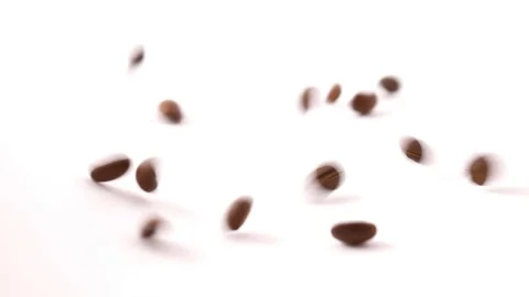 Coffee beans slow motion Stock Footage 91333950