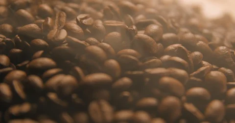 Coffee beans slow motion indoor 스톡 동영상 121647183