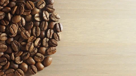 Coffee beans with smoke background2 Stock Footage 68408146