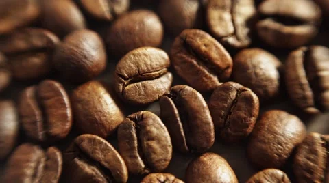 Coffee beans with smoke Stock Footage 68408157