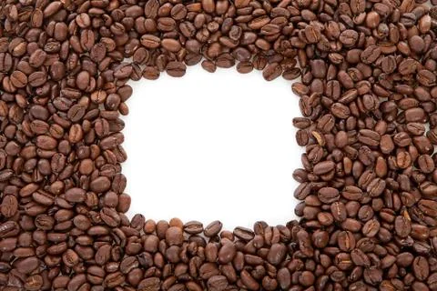 Coffee beans with space for your text Stock-Fotos