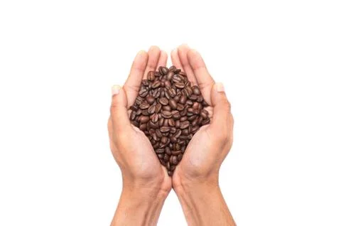 Coffee beans studio shot. 스톡 사진
