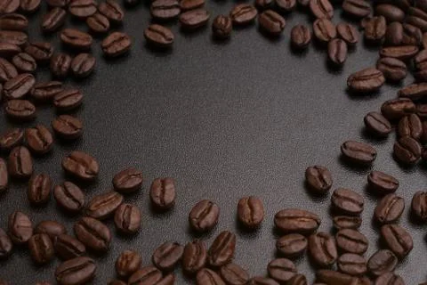 Coffee beans studio shot. Stock Photos