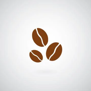 Coffee beans symbol Stock Illustration