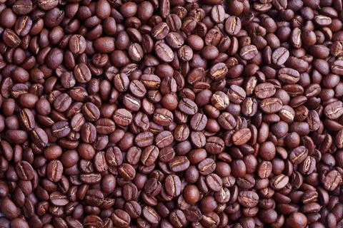 Coffee beans texture background Stock Photos