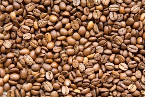 Coffee beans texture Stock Photos