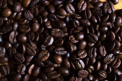 Coffee beans texture Stock Photos