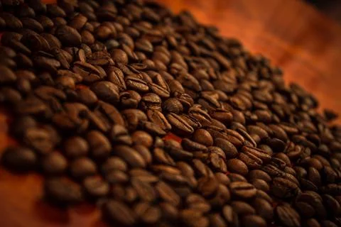 Coffee beans texture Stock Photos