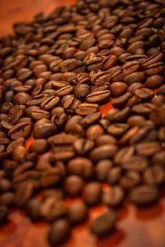 Coffee beans texture Stock Photos