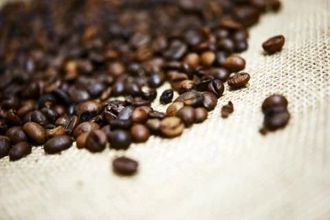 Coffee beans theme Foto stock