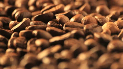 Coffee beans tracking shot studio Stock-Footage 24782446