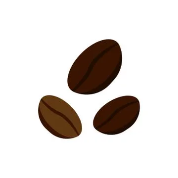 Coffee beans vector design template illustration Stock Illustration