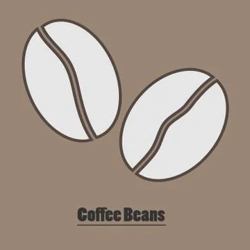 Coffee Beans Vector Illustration. Stock Illustration