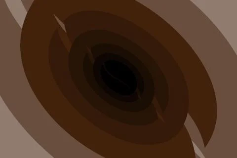 Coffee beans - vector pattern Stockillustratie