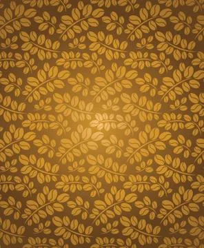 Coffee beans vector seamless.  Stock Illustration