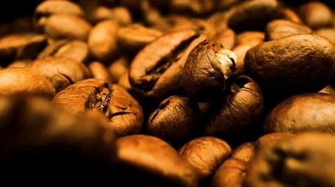Coffee beans very strong increase Foto stock