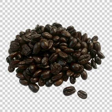 Coffee beans on white background-1 Fotos Stock