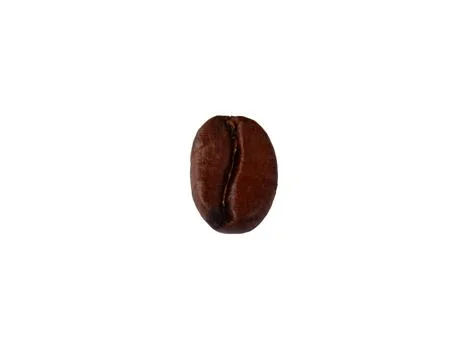 Coffee beans on a white background, insulators Stock Photos