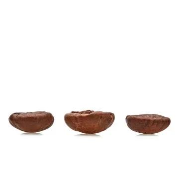 Coffee beans on white background Stock Photos