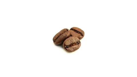 Coffee beans on white background. Stock Photos