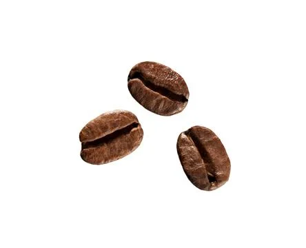 Coffee beans on white. Stock Photos