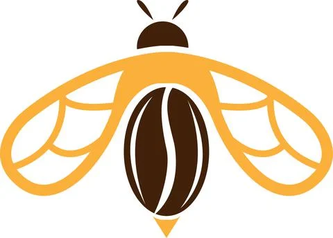 Coffee Bee Stock Illustration