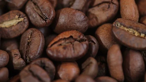 Coffee been close up. Coffee background. Stock Footage 157863214