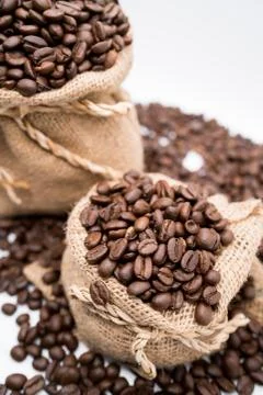 Coffee beens Stock Photos