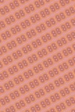 Coffee berry mocha: seamless background pattern in mauve bean, strawberry syrup, Stock Illustration