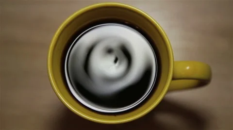 Coffee beverage in a cup Stock Footage 63859558