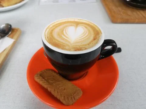 Coffee &amp; biscuit Stock-Fotos