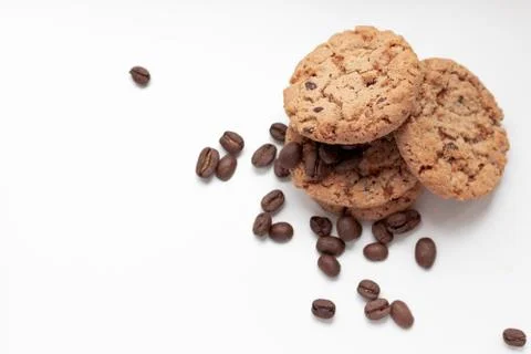 Coffee biscuits Stock Photos
