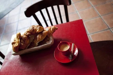 Coffee in the bistro Stock Photos