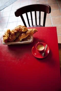 Coffee in a bistro Stock Photos