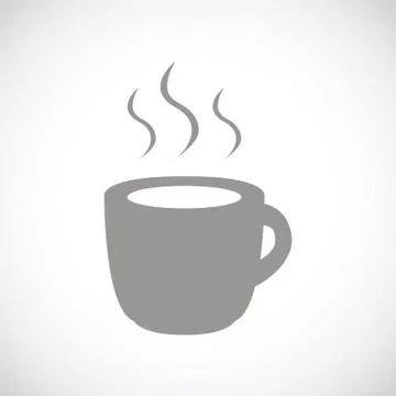 Coffee black icon Illustrazione stock