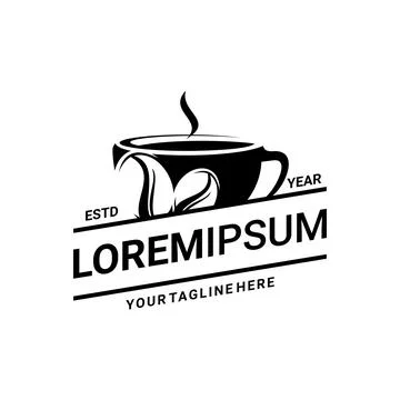 COFFEE BLACK VECTOR Stock Illustration