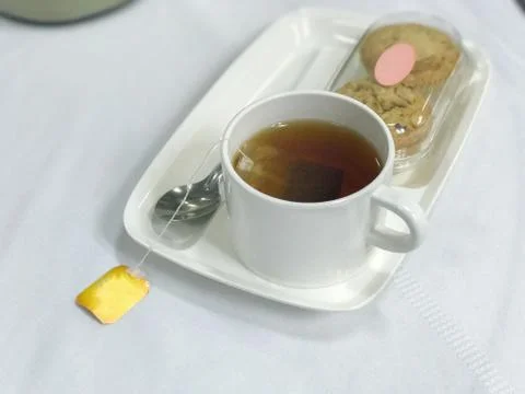 Coffee break and snack set in seminar room Stock Photos