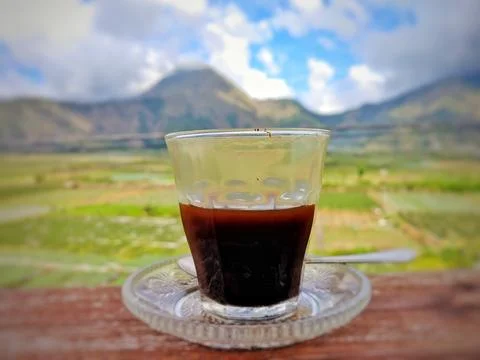 Coffee break in blur background Stock Photos