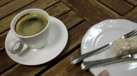Coffee break composition Stock Footage 43319625