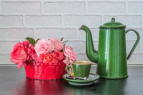 Coffee break concept. Stock Photos