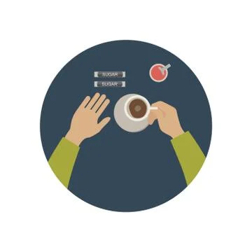 Coffee break icon Stock Illustration