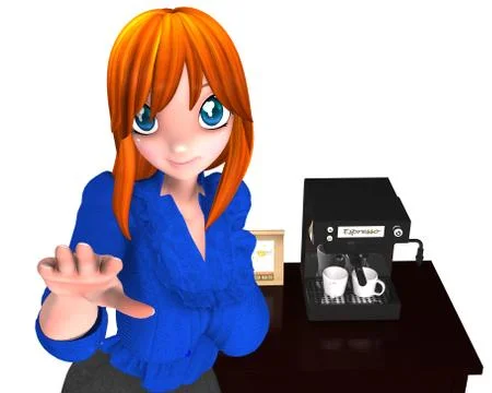 Coffee break Stock Illustration