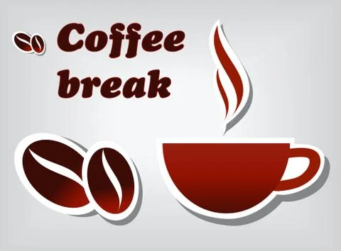 Coffee break Stock Illustration