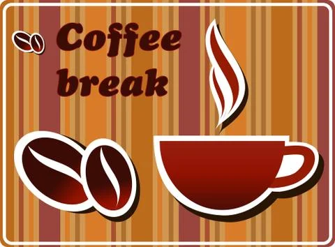 Coffee break Stock Illustration