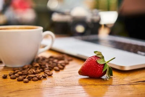 Coffee break in the office Stock Photos