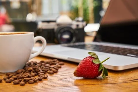Coffee break in the office Foto stock