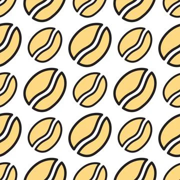 Coffee break ornament seamless pattern textile print. repeat pattern backgrou Stock Illustration